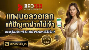 แทงบอลวอเลท แก้ปัญหาฝากไม่เข้า 8 วิธี